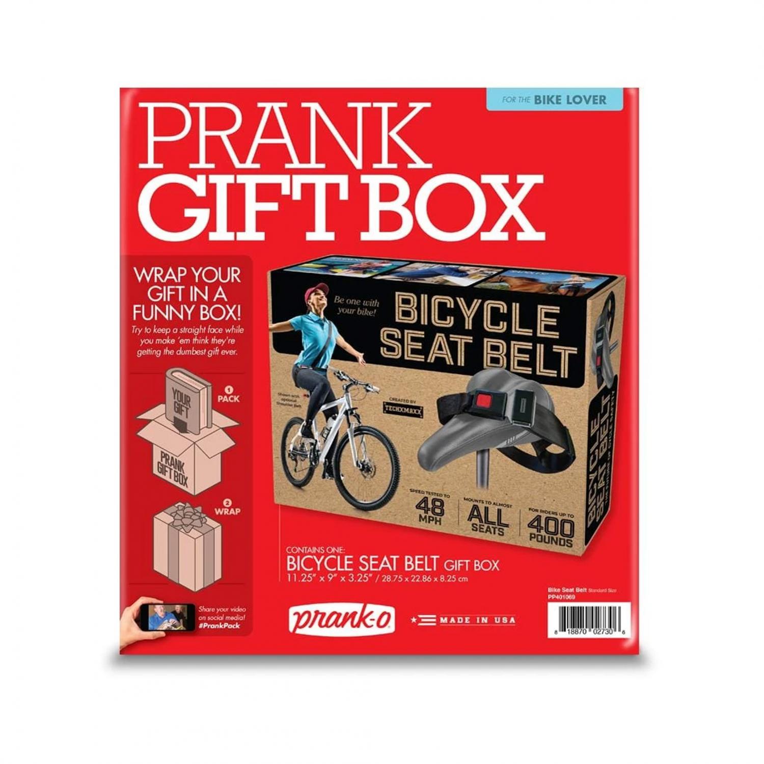 Bicycle Seat Belt Prank Box