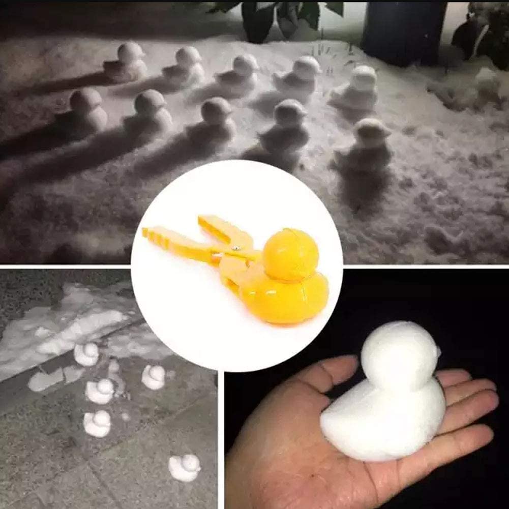 Duck shaped snowball maker - Duck snow clamp toy makes duck shaped snowballs