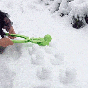 Duck shaped snowball maker - Duck snow clamp toy makes duck shaped snowballs