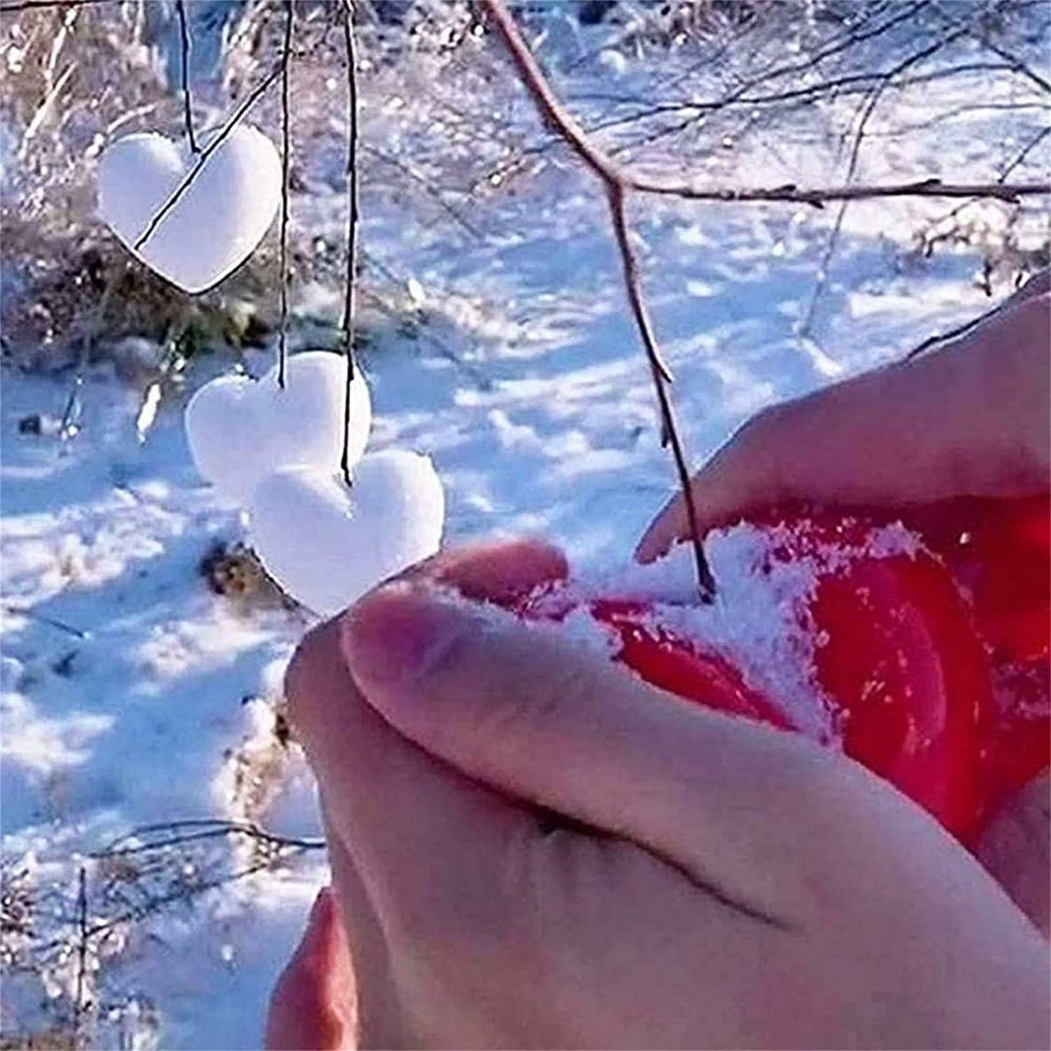 Duck shaped snowball maker - Duck snow clamp toy makes duck shaped snowballs