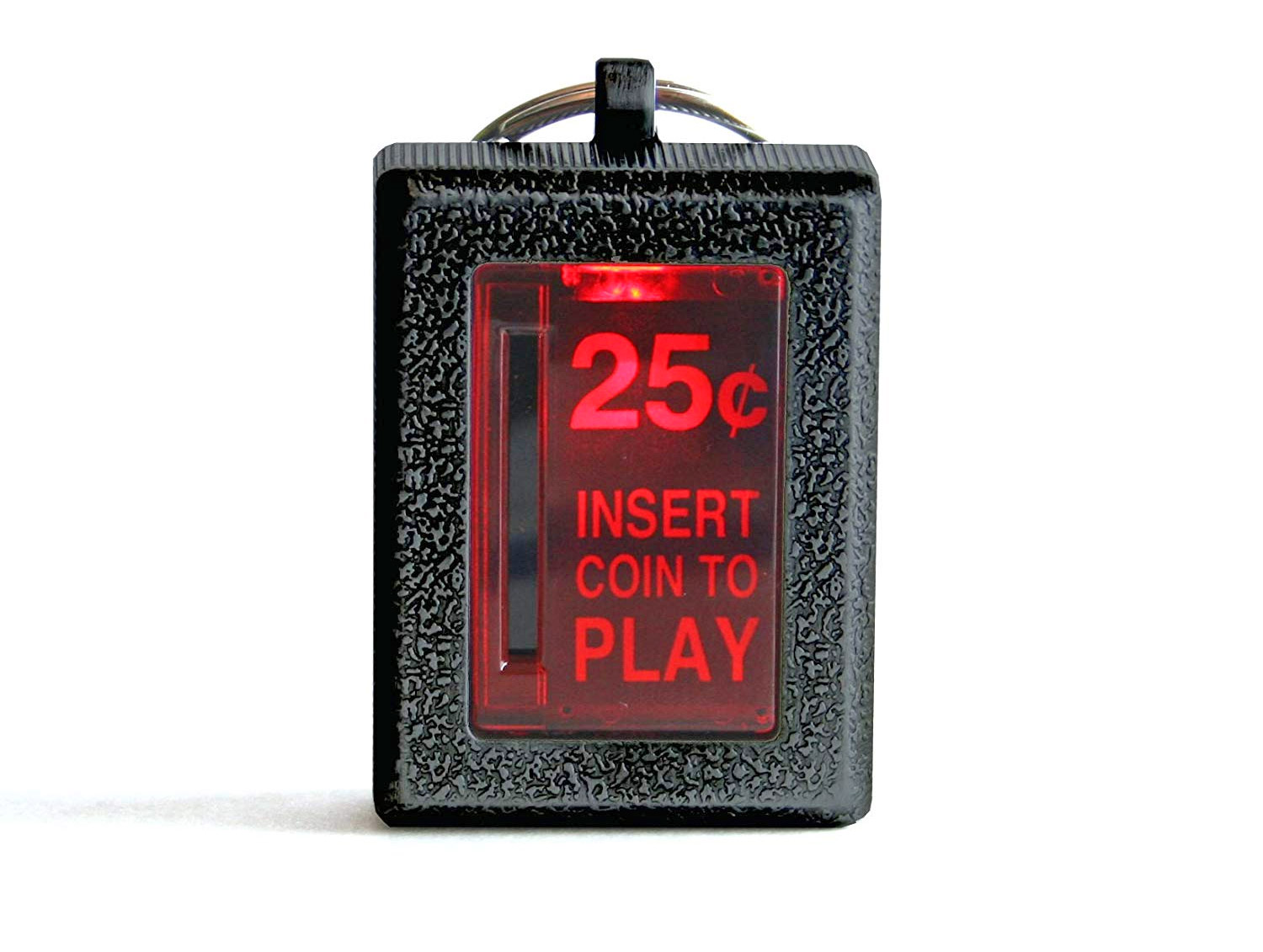 Insert Coin Arcade Key-Chain That Lights Up