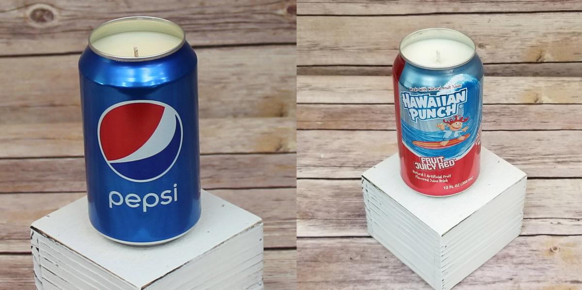 pepsi Candle - Hawaiian Punch Candle - Candle that smells soda pop