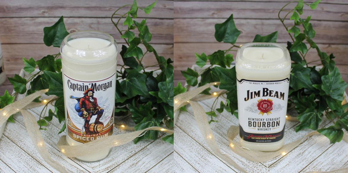 Captain Morgan Candle - Jim Beam Candle - Candle that smells like booze