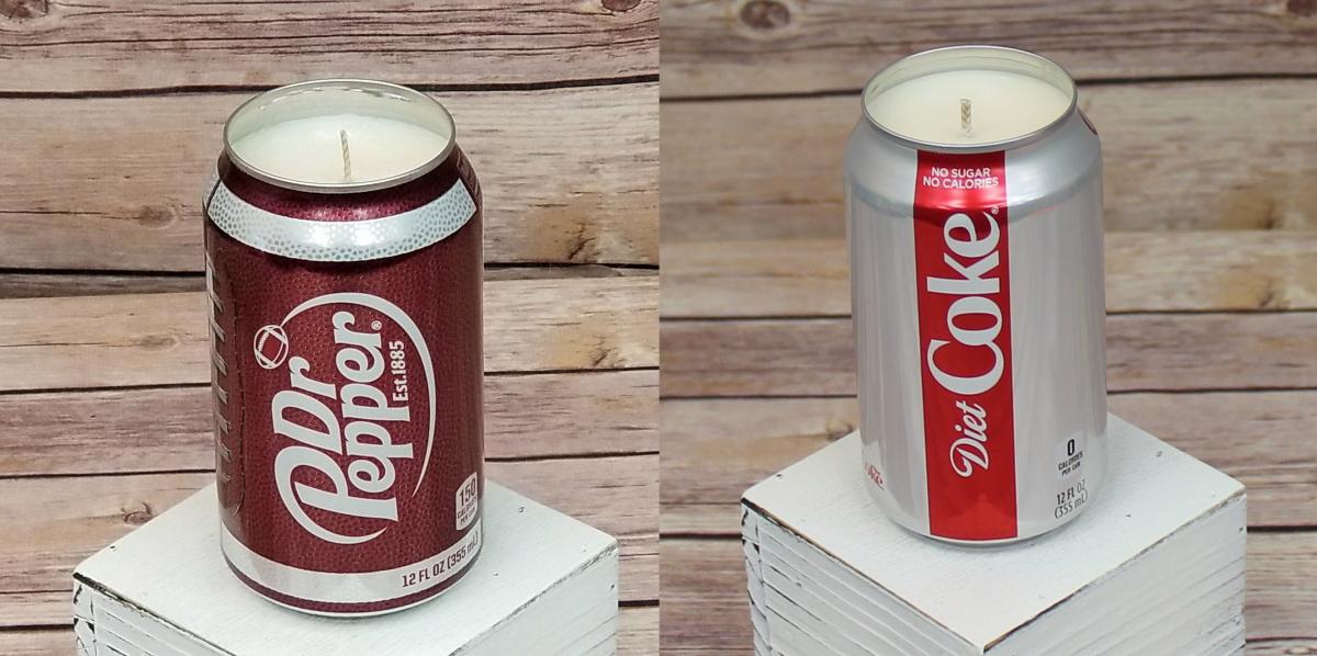 Dr Pepper Candle - Diet Coke Candle - Candle that smells like soda pop