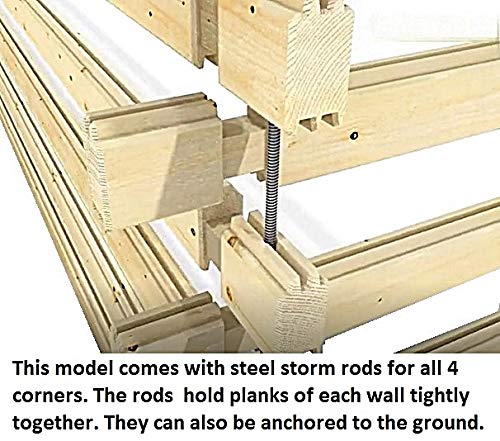 2-Story DIY Cabin Kit - Prefab cabin kits on amazon - Allwood log cabin kits