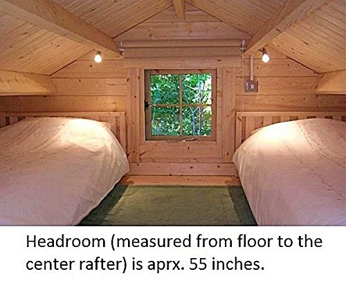2-Story DIY Cabin Kit - Prefab cabin kits on amazon - Allwood log cabin kits