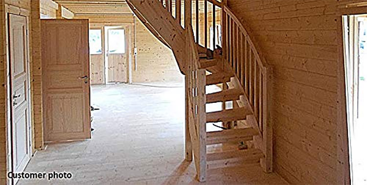 2-Story DIY Cabin Kit - Prefab cabin kits on amazon - Allwood log cabin kits