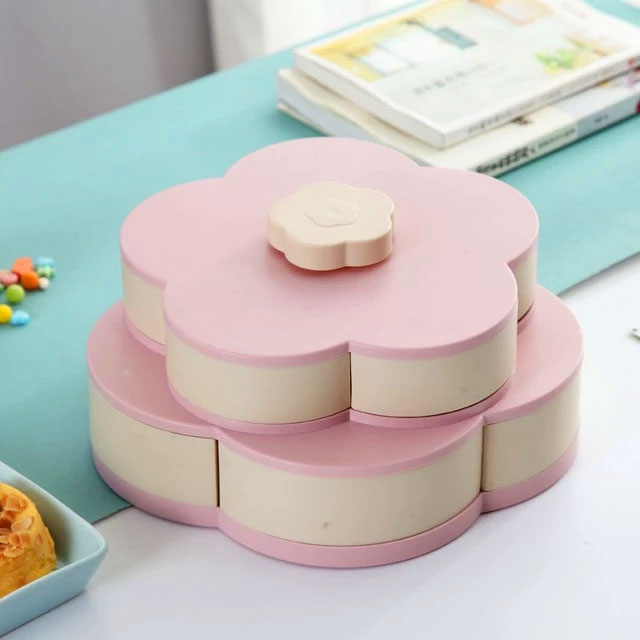 Flower Pedal Snack Holder 