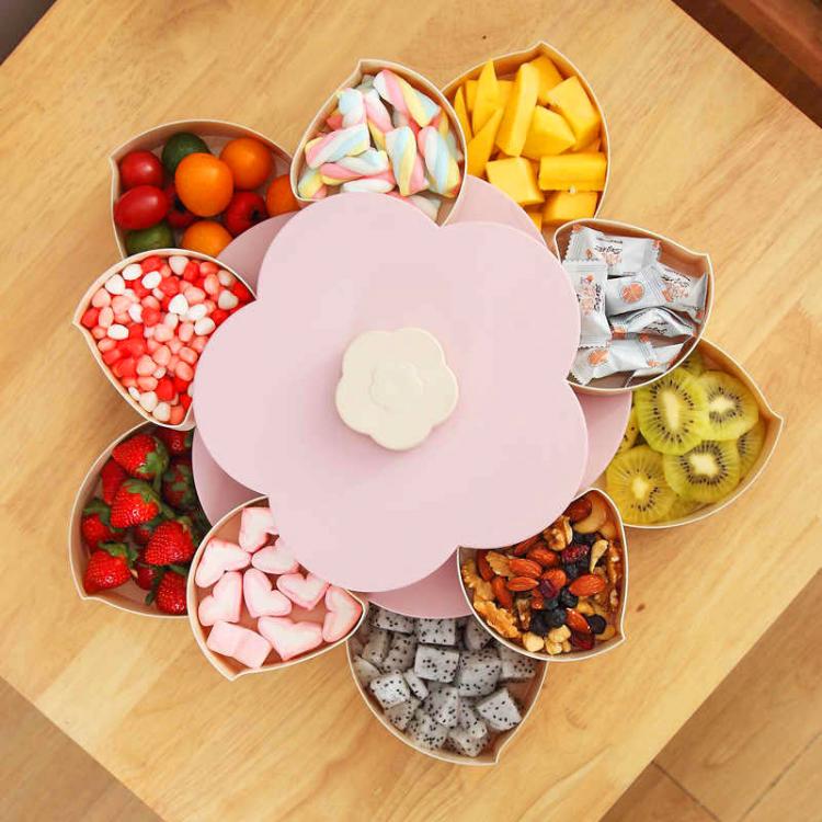 Flower Pedal Snack Holder 
