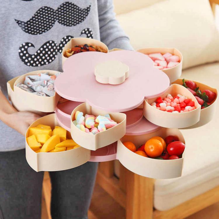 Flower Pedal Snack Holder 