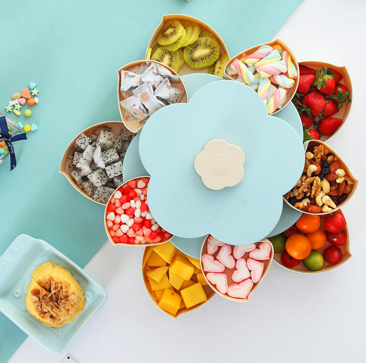 Flower Pedal Snack Holder 