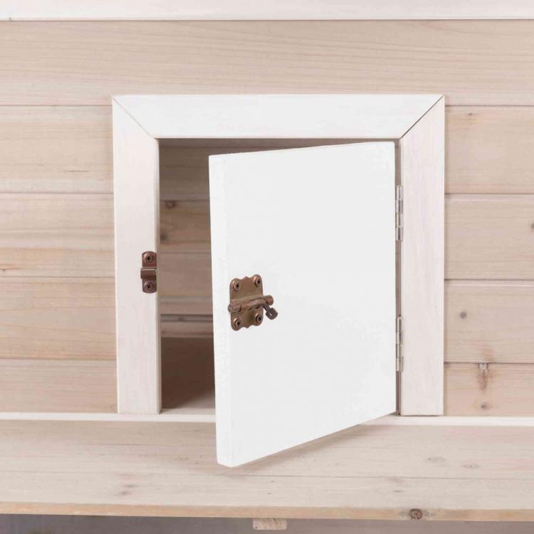 Luxury Cat Apartment - Outdoor cat house with balcony - Trixie natura Cat Home XXL - Gatsby Cat House