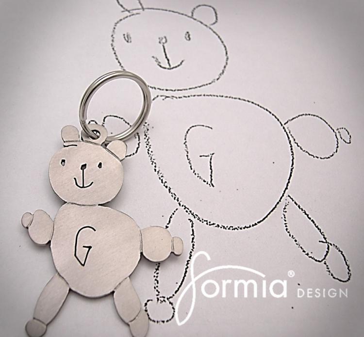 Your Child's Drawing As A Keychain