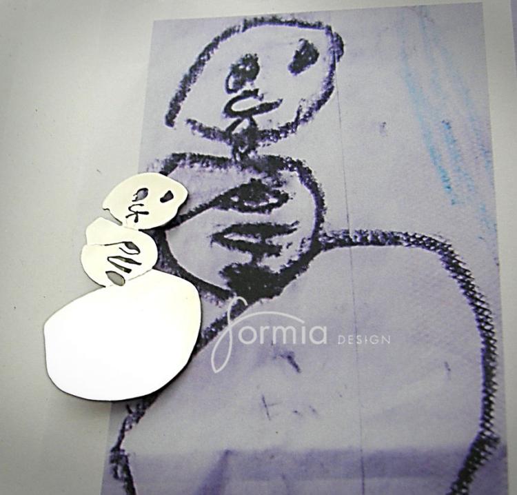 Your Child's Drawing As A Keychain