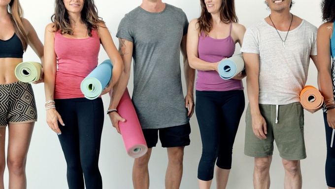YoYo Mat - A Self Rolling Yoga Mat