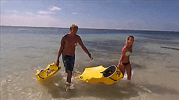 Reefboard - Underwater Window flotation device - see underwater without submerging your head in water - dry snorkel float window