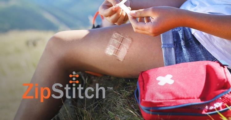 ZipStitch Home Laceration Kit Lets you heal wounds without stitches - DIY Home stitches
