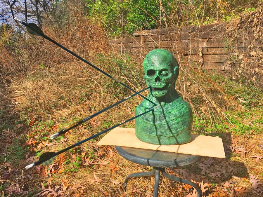 Zombie Head Archery Target