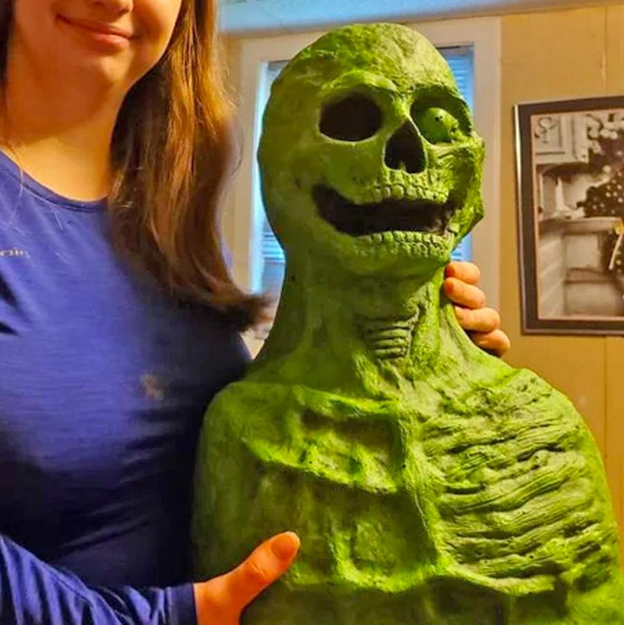 Zombie Head Archery Target