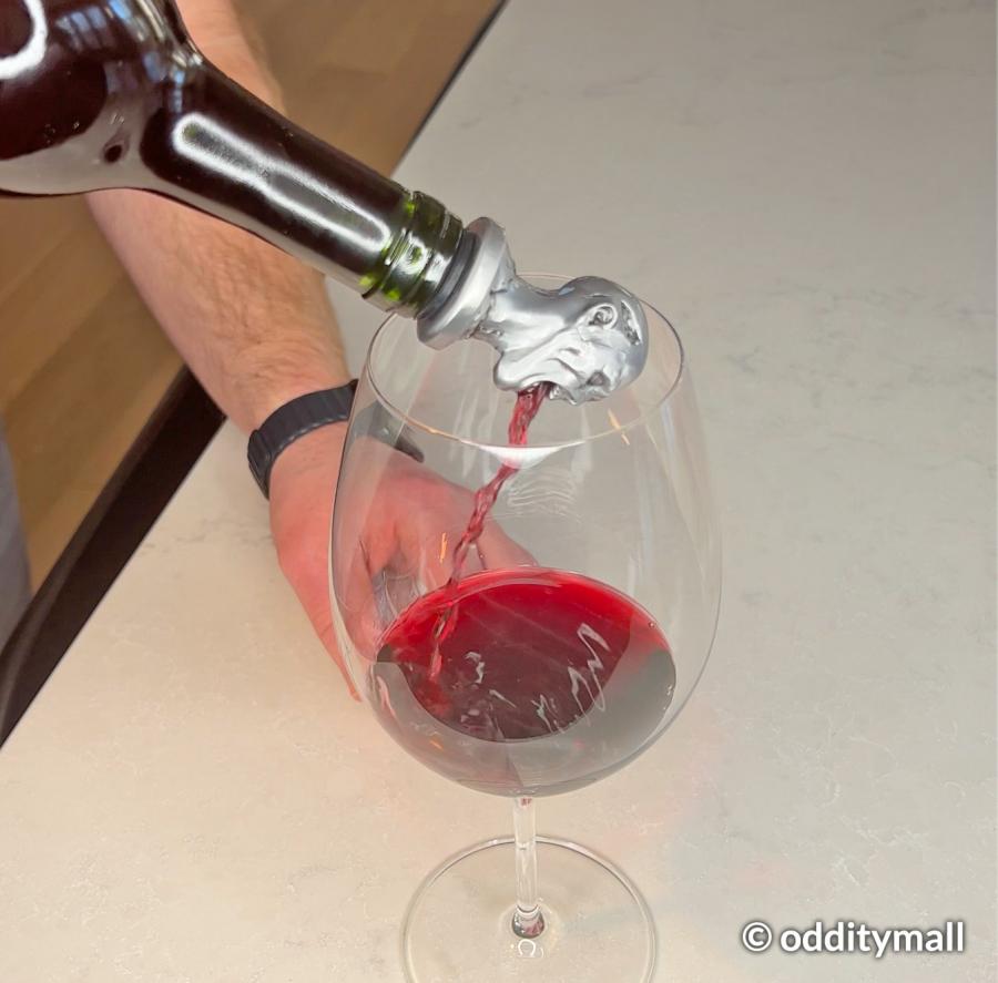 Zombie Head Wine Pourer