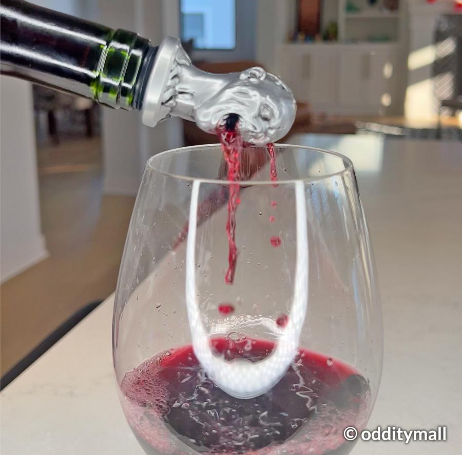 Zombie Head Wine Pourer