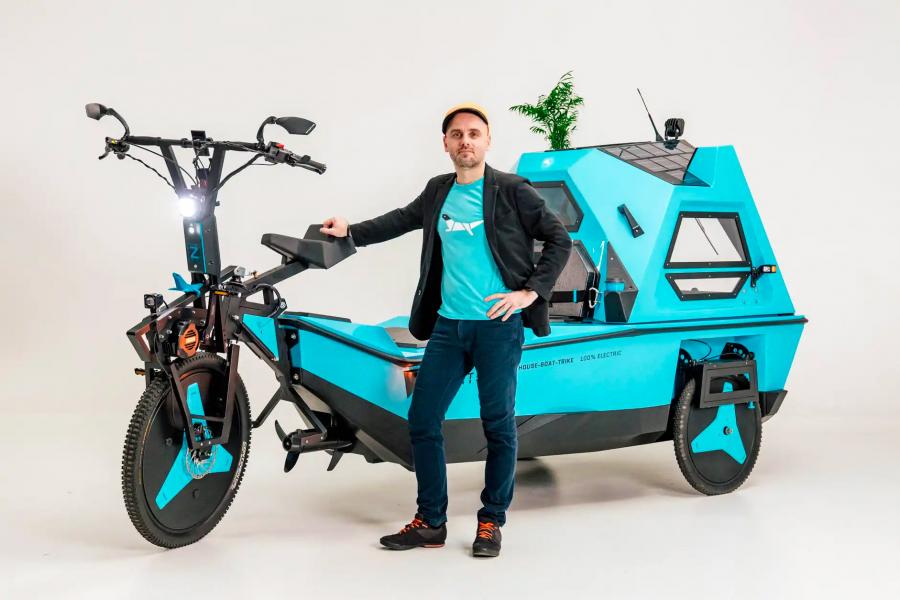 Z-triton Camper Boat Tricycle Hybrid