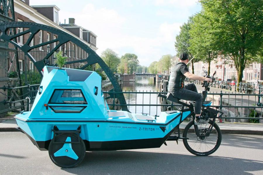 Z-triton Camper Boat Tricycle Hybrid