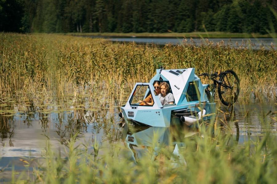 Z-triton Camper Boat Tricycle Hybrid