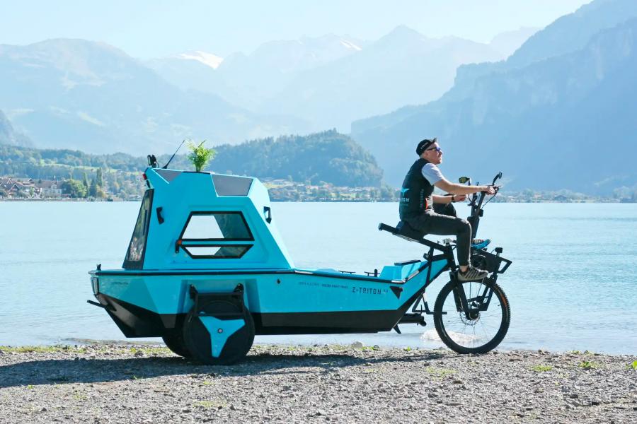 Z-triton Camper Boat Tricycle Hybrid