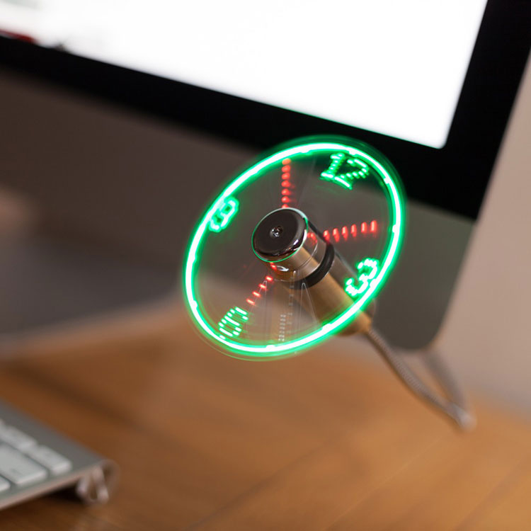 USB Powered Fan Clock