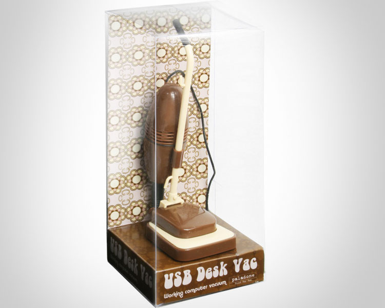 Retro Styled USB Powered Mini Desk Vacuum by Paladone