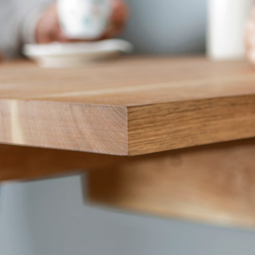 LAXseries Wall Mounted Walnut Table