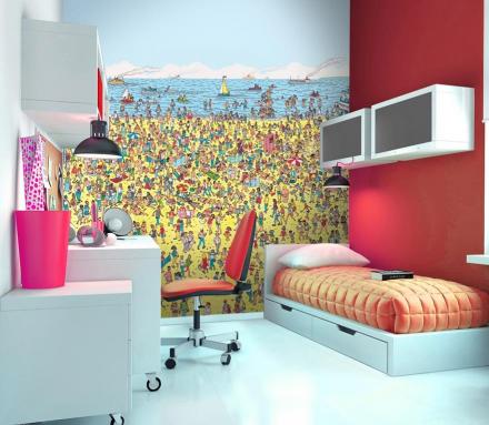 Where’s Waldo Wall Mural