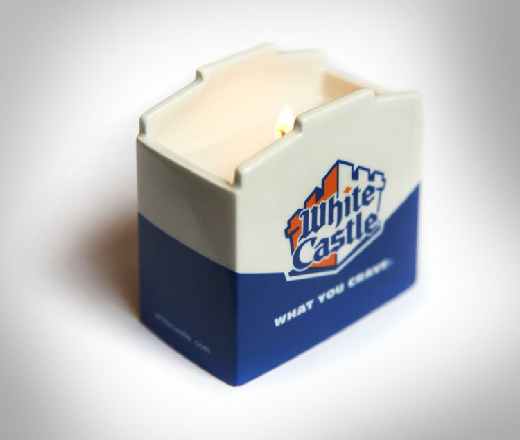 White Castle Slider Scented Candle