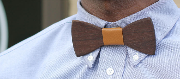Wooden Bow Tie