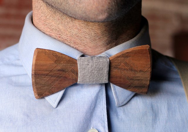 Wooden Bow Tie