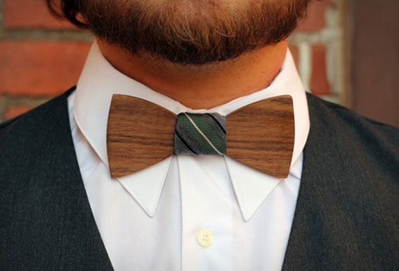 Wooden Bow Tie