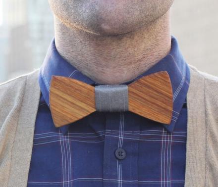 Wooden Bow Tie