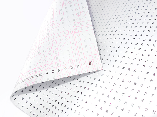 Word Search Gift Wrap