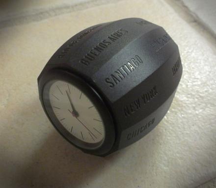 World Clock Barrel