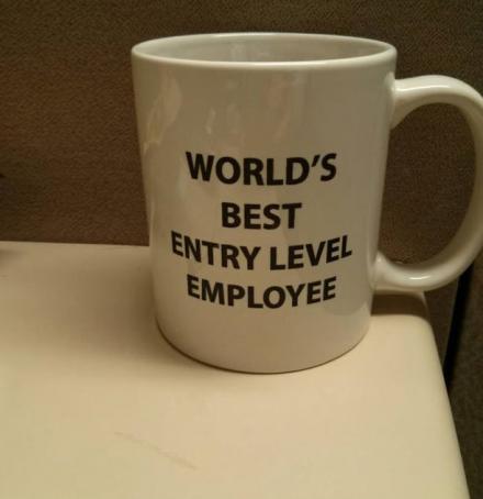 World’s Best Entry Level Employee Mug