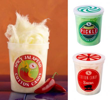 You Can Now Get Unique Cotton Candy Flavors, Including JalapeÃ±o, Pickle, Bacon and more