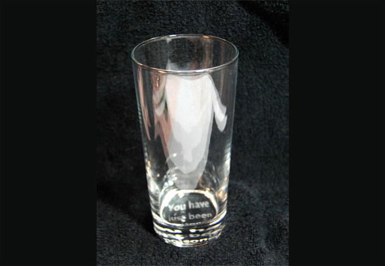 You Have Just Been Poisoned Drinking Glass