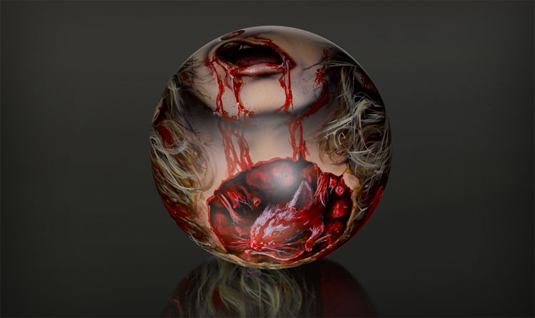 Zombie Head Bowling Balls